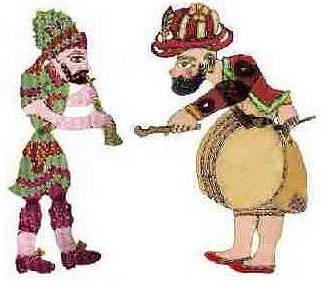 karagoz ve hacivat resmi